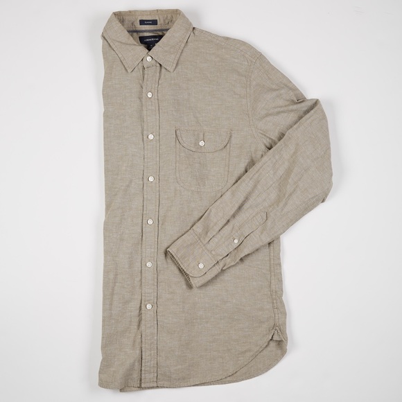 J Crew Long Sleeve Button Down Mens Size Medium - Picture 5 of 6